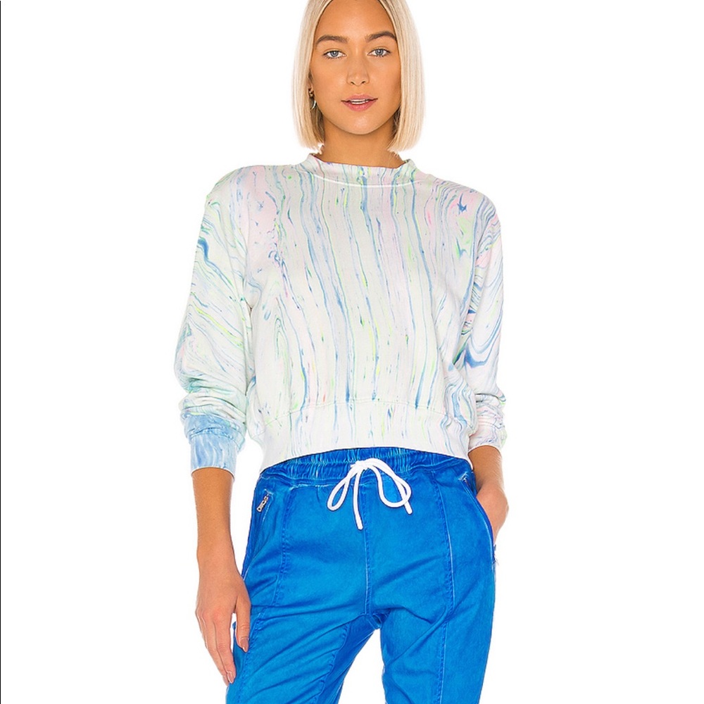 The Milan Crew in Multi Marble Size Small NWOT